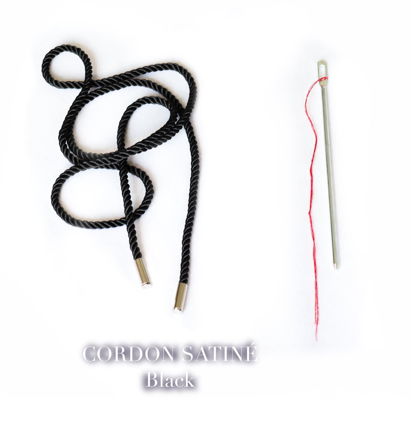 CORDON SATINÉ Black