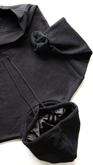 BLACK OBSIDIAN • SATIN HOOD